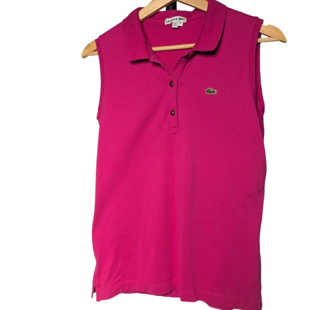 Vintage Lacoste polo tank